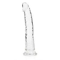 RealRock Crystal Clear Slim 11 in. Dildo Clear