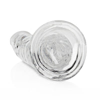 RealRock Crystal Clear Slim 11 in. Dildo Clear