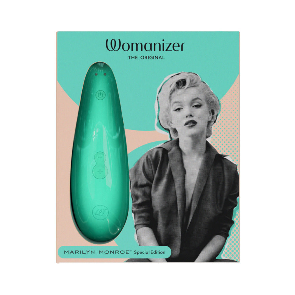 Womanizer x Marilyn Monroe Classic 2 Special Edition Rechargeable Silicone Pleasure Air Clitoral Stimulator Mint