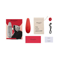 Womanizer x Marilyn Monroe Classic 2 Special Edition Rechargeable Silicone Pleasure Air Clitoral Stimulator Vivid Red