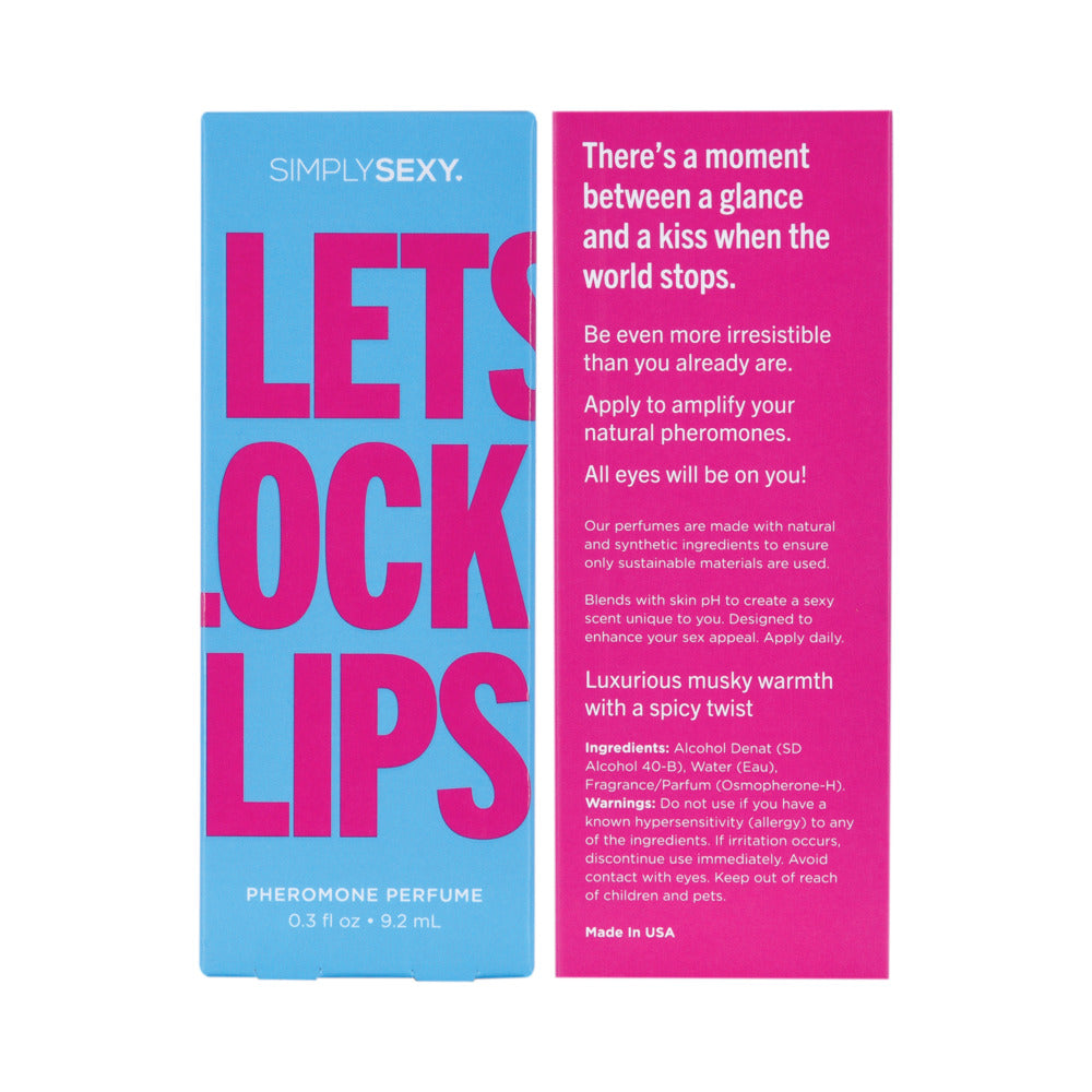 Simply Sexy Pheromone Perfume Let's Lock Lips 0.3Floz/9.2Ml