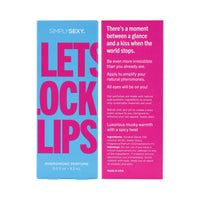 Simply Sexy Pheromone Perfume Let's Lock Lips 0.3Floz/9.2Ml