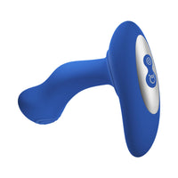 Forto Thumper Rechargeable Remote-Controlled Silicone Thumping Anal Vibrator Blue