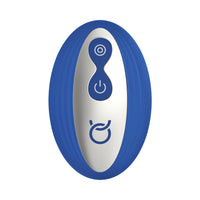 Forto Thumper Rechargeable Remote-Controlled Silicone Thumping Anal Vibrator Blue