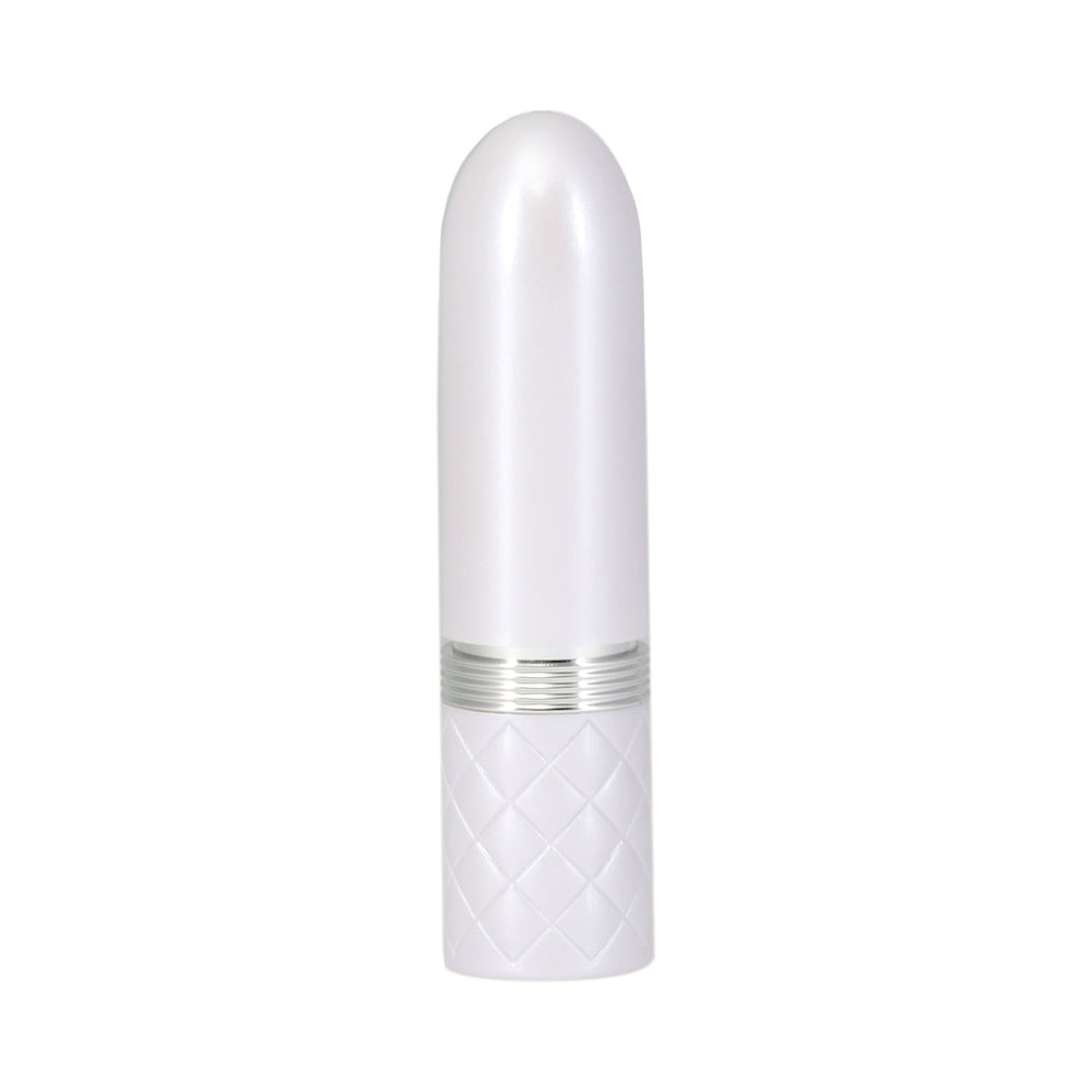 Pillow Talk Lusty Silicone Flickering Lipstick Vibrator with Swarovski Crystal Teal