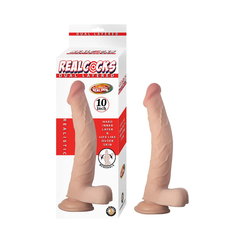Realcocks Dual Layered 10 in. White