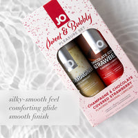 JO Sweet & Bubbly Pleasure Set Water-Based Flavored Lubricant 2-Pack