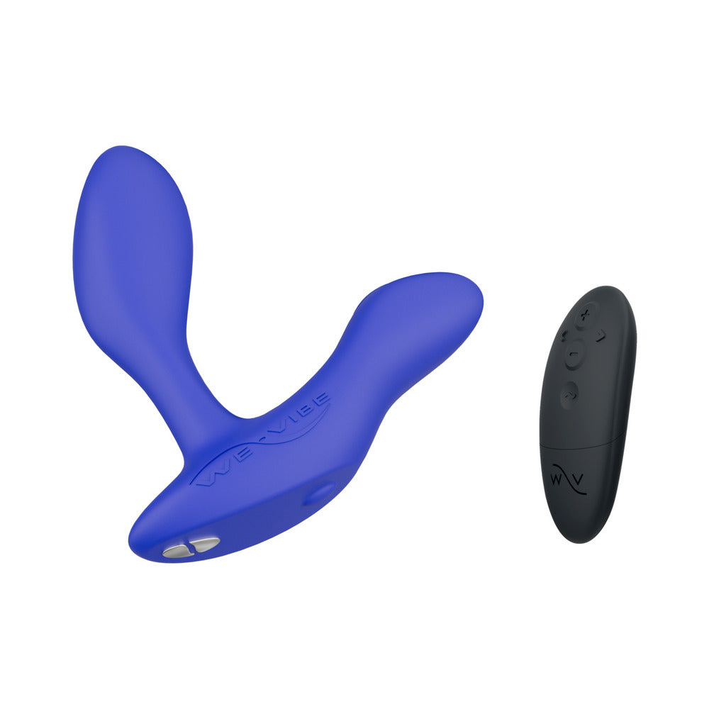 We-Vibe Vector+ Rechargeable Remote-Controlled Silicone Dual Stimulation Prostate Massager Royal Blue