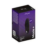 We-Vibe Moxie+ Rechargeable Remote-Controlled Silicone Wearable Clitoral Vibrator Black