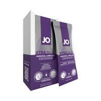 JO Xtra Silky Silicone Lube Foils 12pc