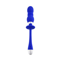 Gender X Play Ball Rechargeable Thrusting Silicone Dual Orb Vibrator Blue