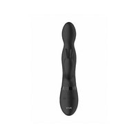 VIVE NIVA Rechargeable 360∞ Rotating Silicone Rabbit Vibrator Black