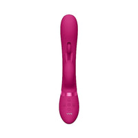 VIVE TAMA Rechargeable Wave Silicone Rabbit Vibrator Pink