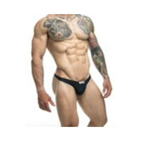 MaleBasics JUSTIN + SIMON Classic Tanga Black S