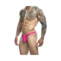MaleBasics JUSTIN + SIMON Classic Tanga Pink 2XL