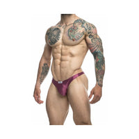 MaleBasics JUSTIN + SIMON Classic Tanga Wine 2XL