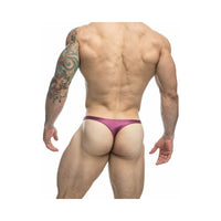 MaleBasics JUSTIN + SIMON Classic Tanga Wine 2XL