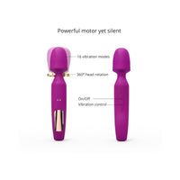 Love to Love R-evolution Rechargeable 3-in-1 Wand Vibrator Sweet Orchid