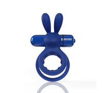 Screaming O 4B Ohare Vibrating Rabbit Double Cockring Blueberry