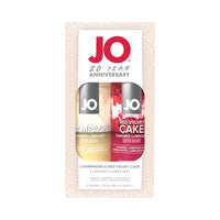 JO 20th Anniversary Water-Based Flavored Lubricant 2-Piece Gift Set