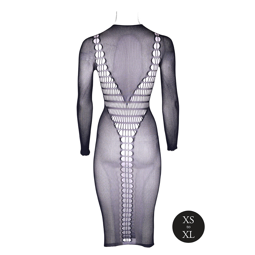 Shots Le Desir Shade Carme XI Dress with Turtleneck Black O/S