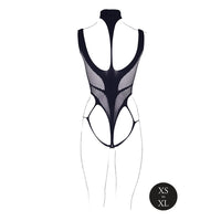 Shots Le Desir Shade Cyllene XLVIII Bodysuit with Turtleneck Black O/S
