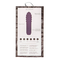 Je Joue Duet Rechargeable Silicone Multi-Surfaced Bullet Vibrator Purple