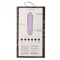 Je Joue Duet Rechargeable Silicone Multi-Surfaced Bullet Vibrator Lilac