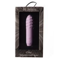 Je Joue Duet Rechargeable Silicone Multi-Surfaced Bullet Vibrator Lilac