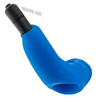 Hunkyjunk Buzzfuck Cock & Ball Sling with Taint Vibrator Teal Ice