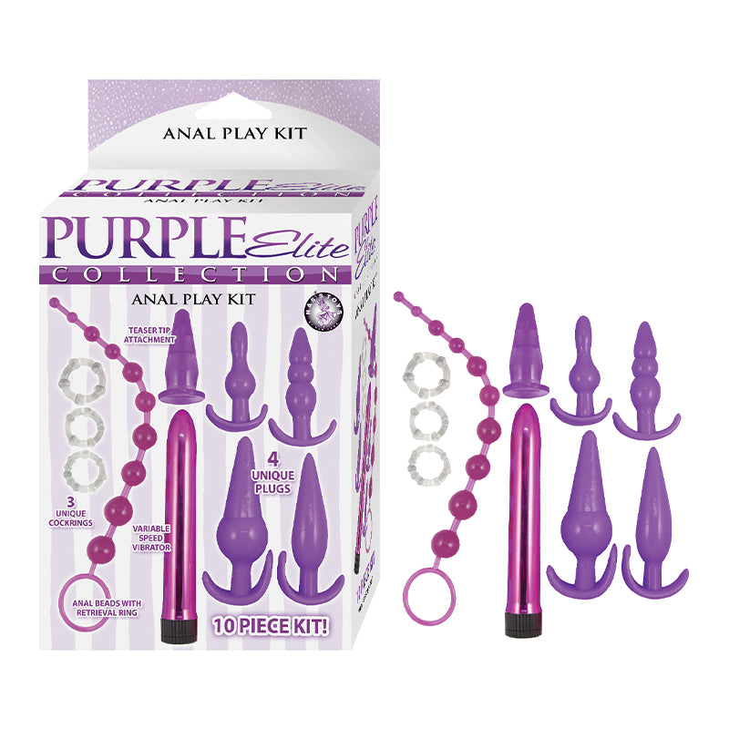 Purple Elite Collection Anal Play Kit Pu