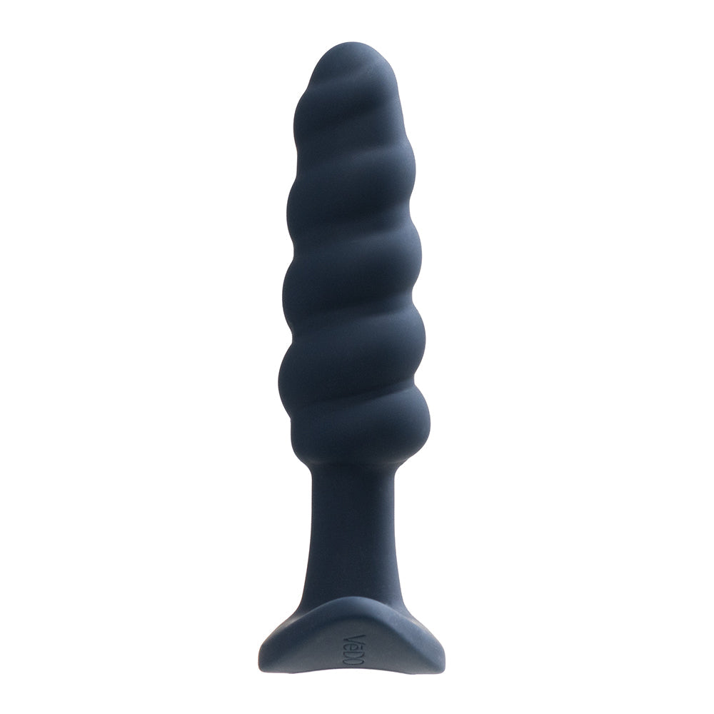 VeDO Twist Rechargeable Silicone Vibrating Anal Plug Black