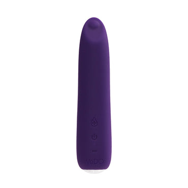 VeDO Boom Rechargeable Warming Silicone Slimline Vibrator Purple