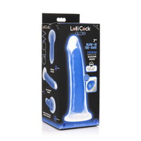 Lollicock Glow-in-the-Dark 7 in. Silicone Dildo Blue