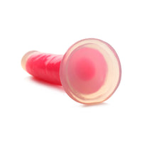 Lollicock Glow-in-the-Dark 7 in. Silicone Dildo Pink