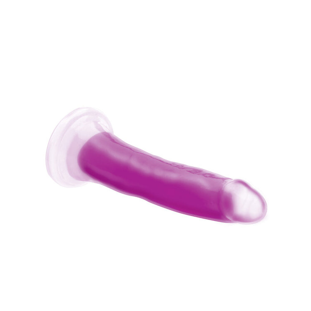 Lollicock Glow-in-the-Dark 7 in. Silicone Dildo Purple