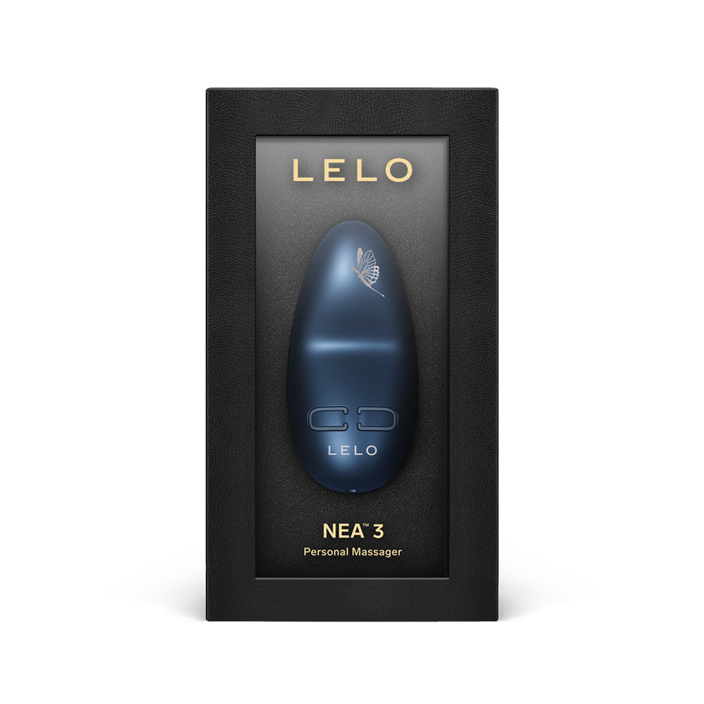 Lelo NEA 3 Mini Silicone Vibrator Alien Blue