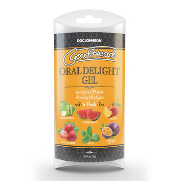 GoodHead Oral Delight Gel Multi-Flavor 6-Pack 0.24 oz.