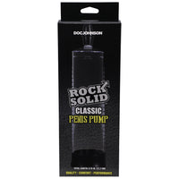 Rock Solid Classic Penis Pump Black/Clear