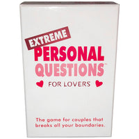 Extreme Personal Questions for Lovers Game