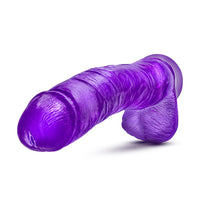 Blush B Yours Plus Hefty n' Hung 14 in. Dildo with Balls & Suction Cup Purple