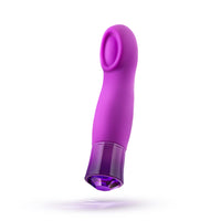 Blush Oh My Gem Charm Rechargeable Warming Silicone Cupped Vibrator Amethyst