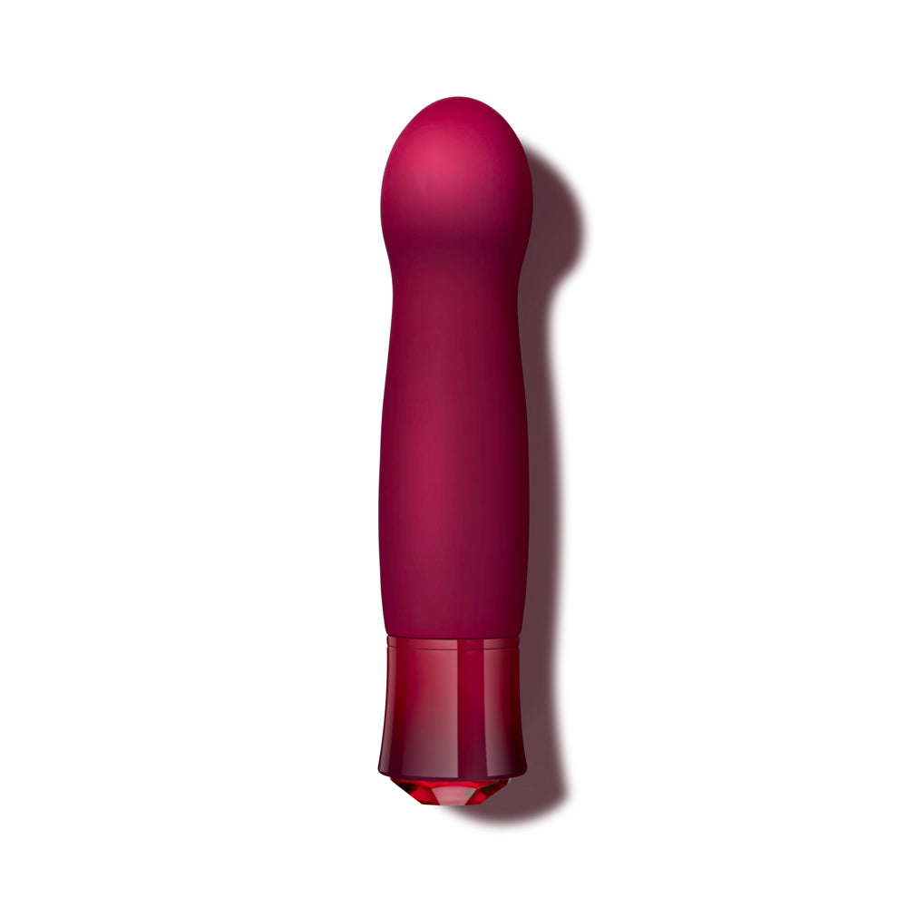 Blush Oh My Gem Classy Rechargeable Warming Silicone G-Spot Vibrator Garnet