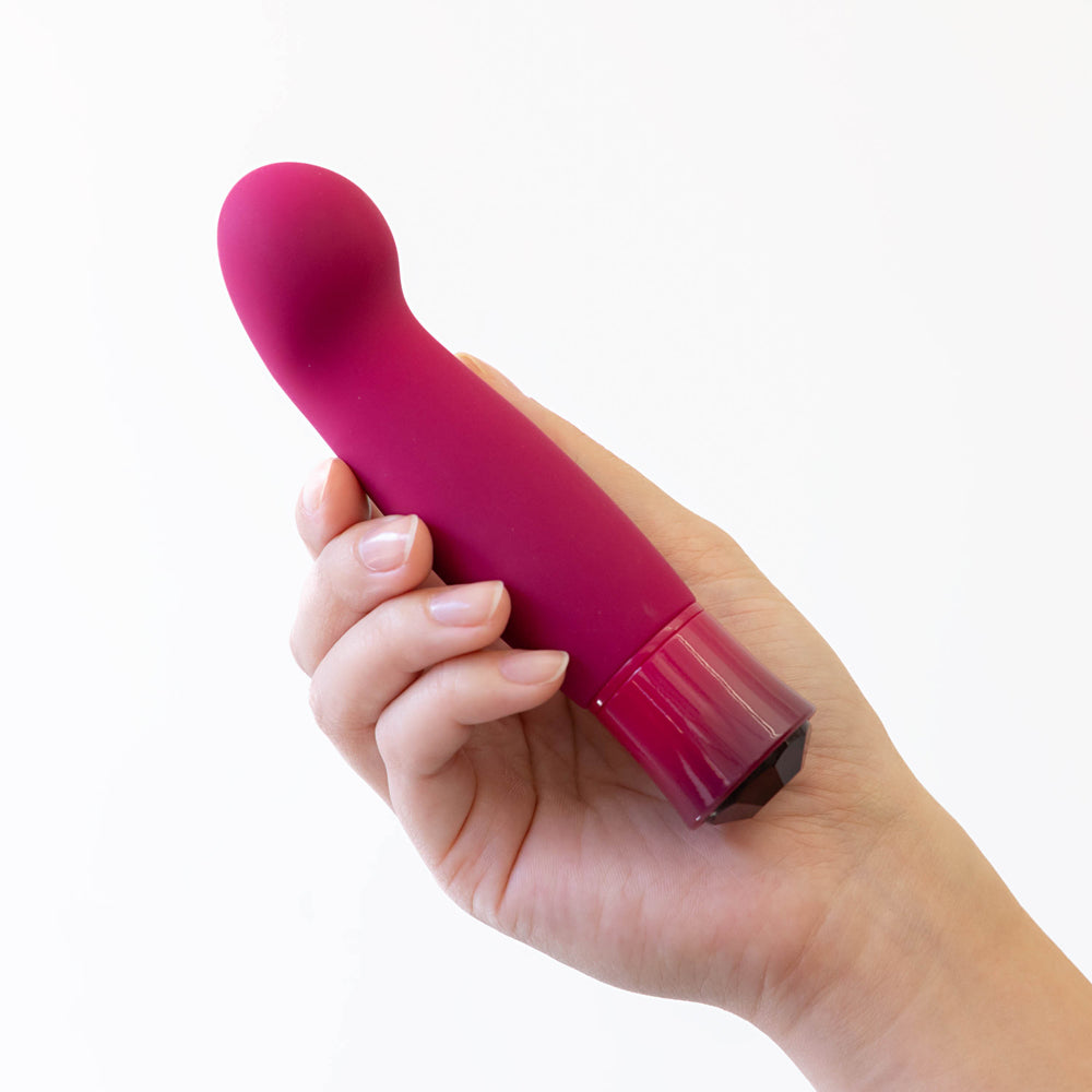 Blush Oh My Gem Classy Rechargeable Warming Silicone G-Spot Vibrator Garnet