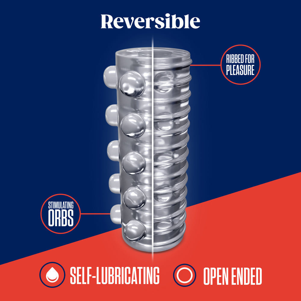 RIZE! Swich Glow in the Dark Self-Lubricating Stroker†Clear