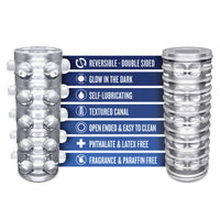 RIZE! Swich Glow in the Dark Self-Lubricating Stroker†Clear