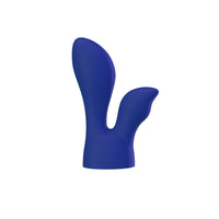 PalmPower PalmSensual Attachments 2-Piece Silicone Massager Heads Blue