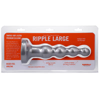 Tantus Ripple Large Medium-Firm Silver