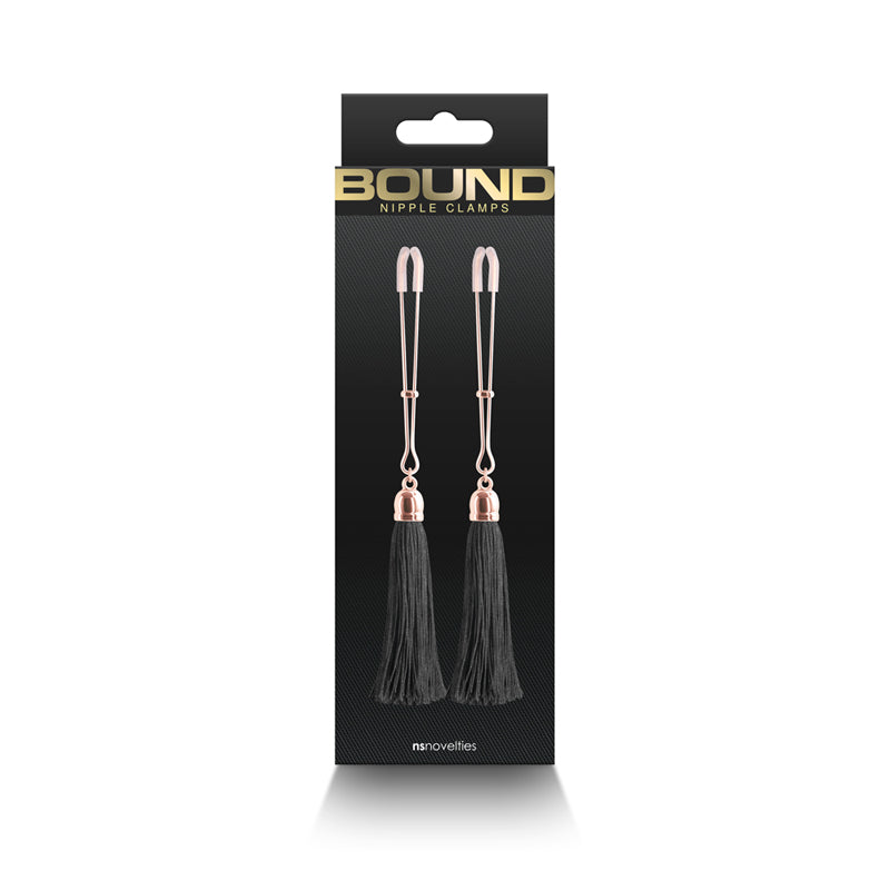 Bound Nipple Clamps T1 Black