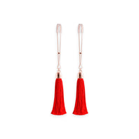 Bound Nipple Clamps T1 Red